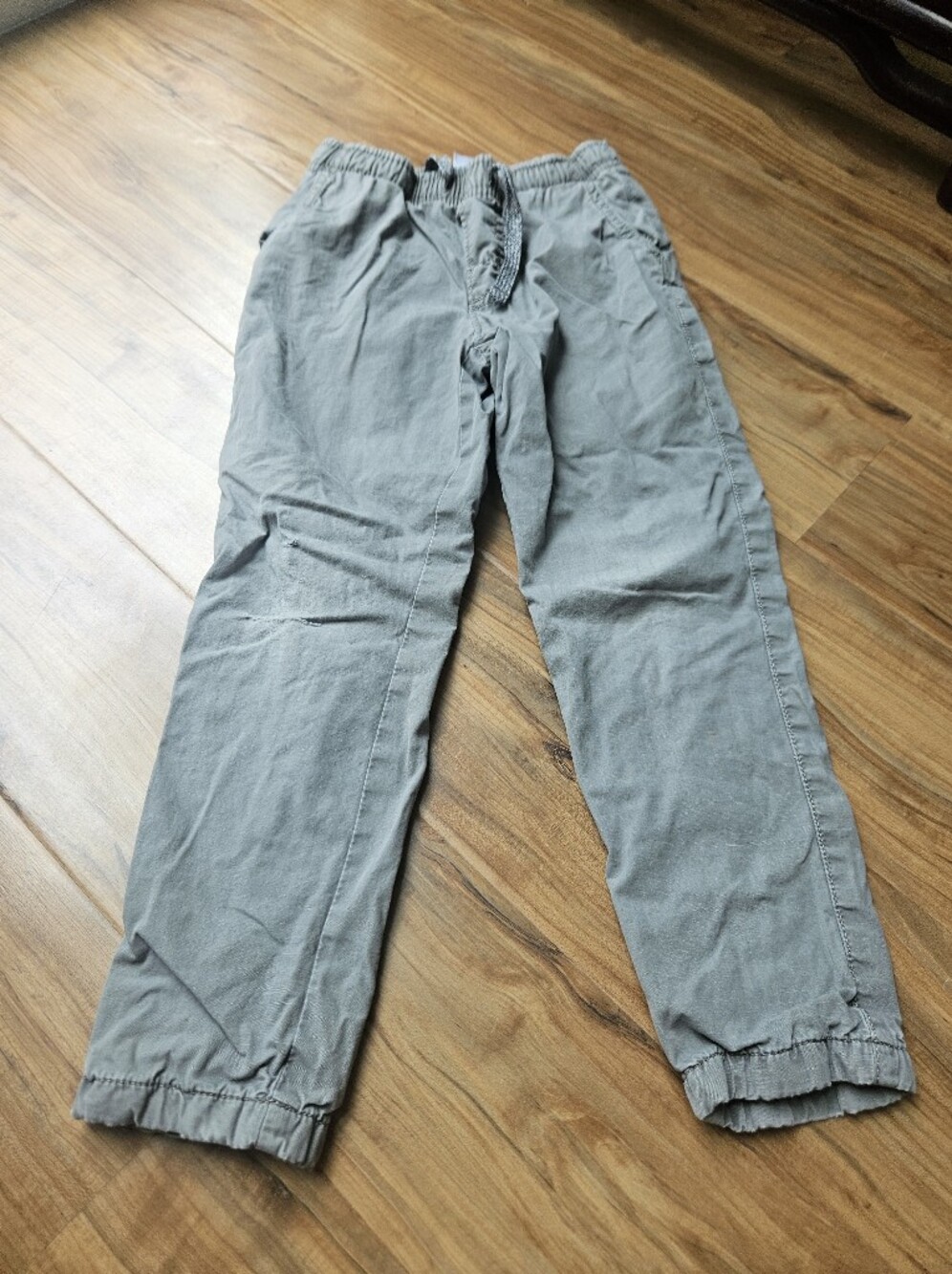 Carter's Light Gray Elastic-Waist Jogger Pants 5t
